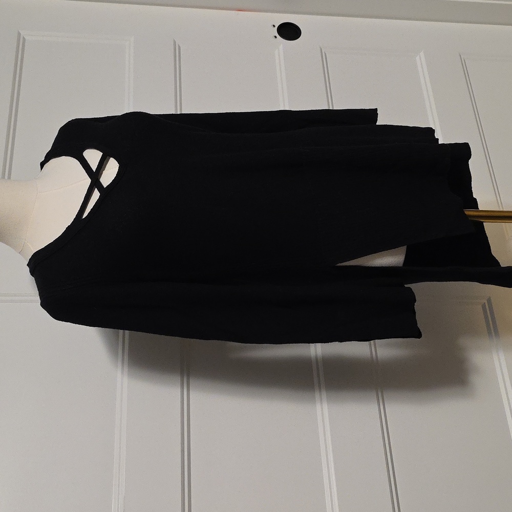 Free People Black Textured Sweater - Picture 4 of 5